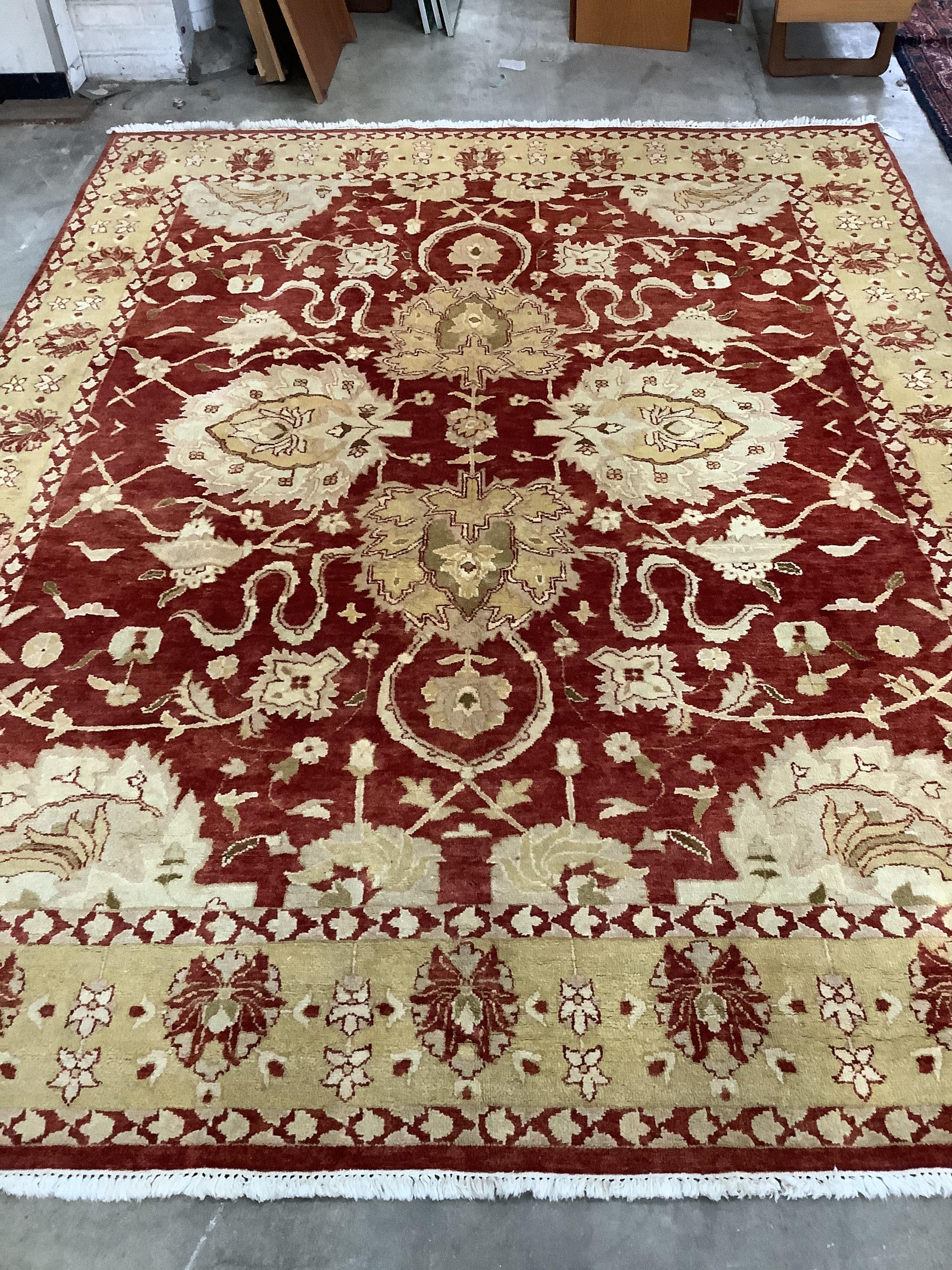 An Oushak carpet, 320 x 240cm